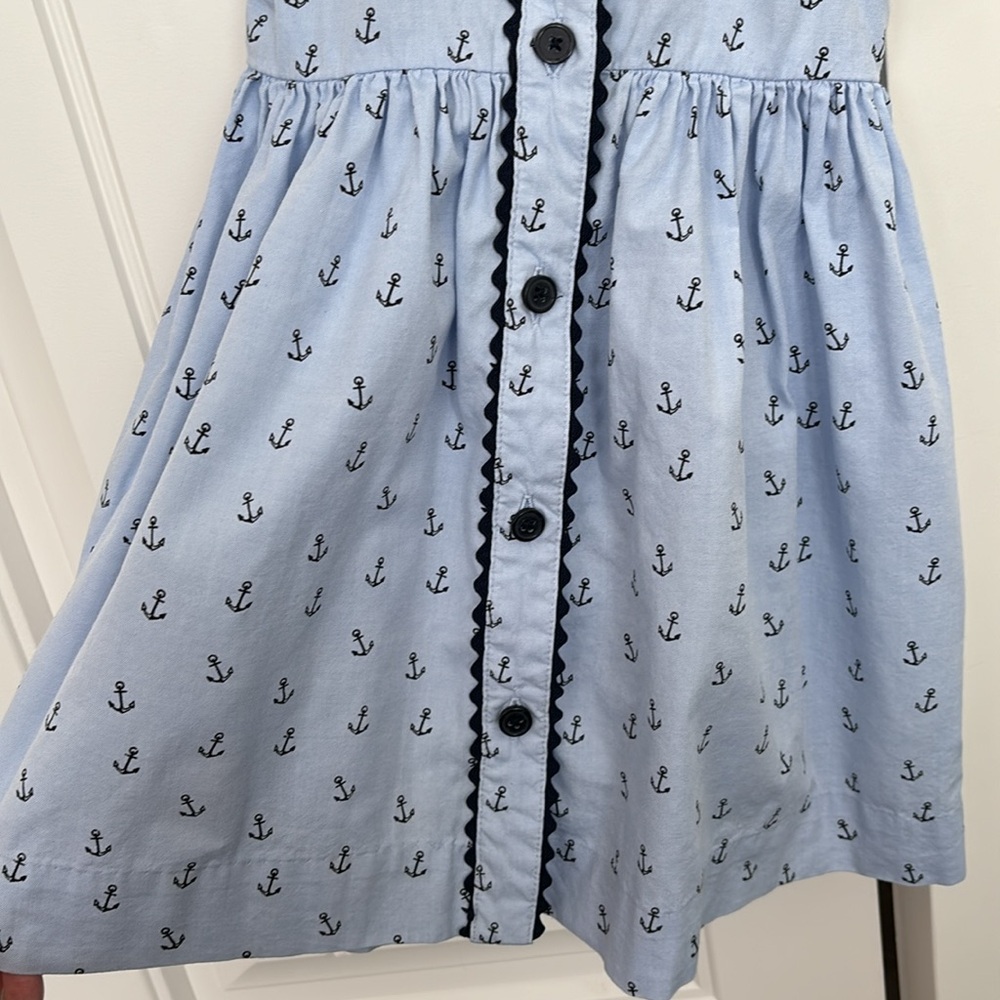 Rachel Riley Anchor Button Front Dress - Picture 3 of 12